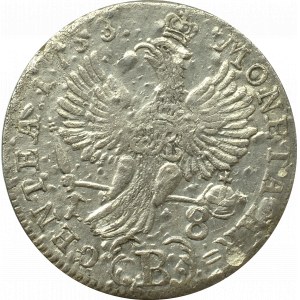 Śląsk, Fryderyk II, Ort 1753 B, Wrocław