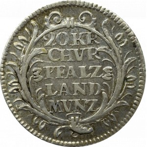 Niemcy, Bawaria, Karol Filip, 20 Krajcarów 1727