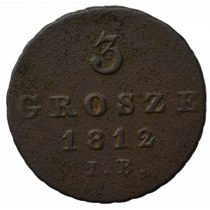 Duchy of Warsaw, 3 groschen 1812