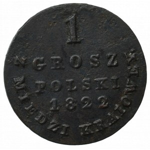 Kingdom of Poland, Alexander I, 1 groschen 1822