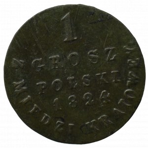 Kingdom of Poland, Alexander I, 1 groscehn 1824