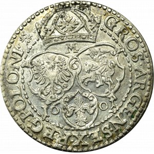 Sigismund III. Vasa, Sixpence 1601, Malbork - Buchstabe M - RARE