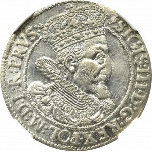 Sigismund III, 18 groschen 1615, Danzig - NGC MS63