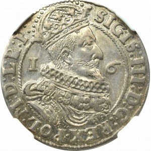 Sigismund III, 18 groschen 1626, Danzig - NGC AU58