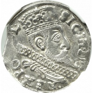 Sigismund III. Vasa, Trojak 1597, Bydgoszcz - NGC MS64 (2-MAX)