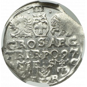 Sigismund III. Vasa, Trojak 1597, Bydgoszcz - NGC MS64 (2-MAX)