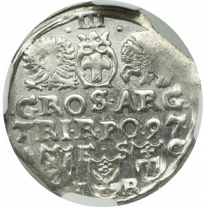 Sigismund III Vasa, Trojak 1597, Bydgoszcz - NGC MS64 (2-MAX)