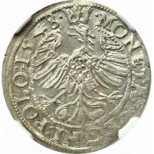 Sigismund I. der Alte, Grosz 1548, Krakau - RARE - NGC MS64 (MAX)