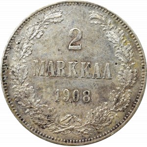 Russian occupation of Finland, Nicholas II, 2 markkaa 1908