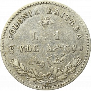 Italian Eritrea, 1 lira 1891