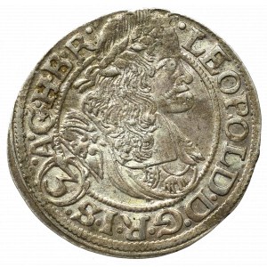 Schlesien under Habsburg, Leopold, 3 kreuzer 1668, Breslau