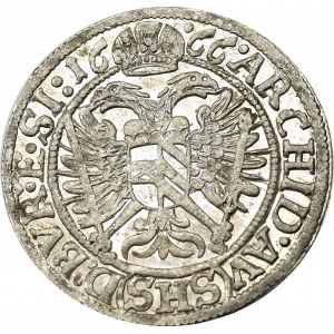 Schlesien under Habsburgs, Leopold I, 3 kreuzer 1666, Breslau