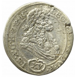 Schlesien under Habsburg, Leopold I, 15 kreuzer 1694, Breslau