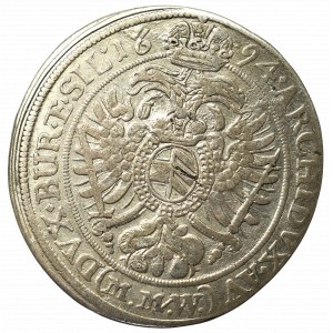 Schlesien under Habsburg, Leopold I, 15 kreuzer 1694, Breslau