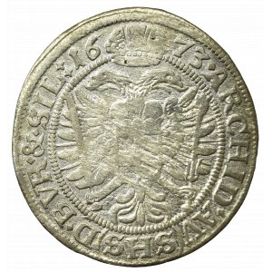Śląsk pod panowaniem Habsburgów, Leopold I, 6 krajcarów 1673, Wrocław - nieopisany