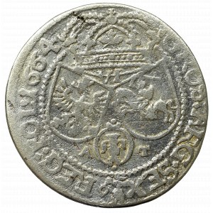 Johannes II. Kasimir, Sechster von 1664, Krakau - unbeschrieben IO CASI....SVE