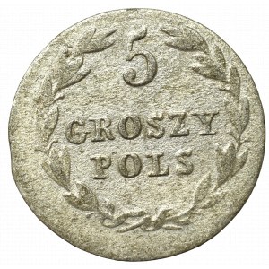 Kingdom of Poland, Alexander I, 5 groschen 1825