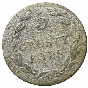 Kingdom of Poland, Alexander I, 5 groschen 1822