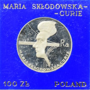 PRL, 100 złotych 1974 Skłodowska-Curie