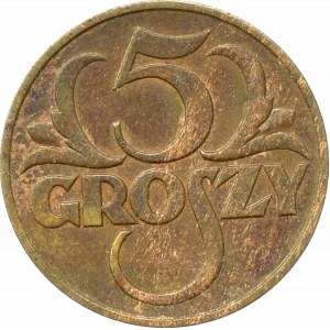 II Republic of Poland, 5 groschen 1937