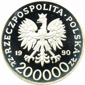 III RP, 200.000 złotych 1990 Gen. Stefan Rowecki - GROT