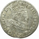 Sigismund III. Vasa, Trojak 1591, Riga - unsignierte Krone mit Apfel