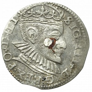 Zygmunt III Waza, Trojak 1590, Ryga - Duża głowa