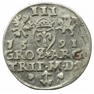 Zygmunt III Waza, Trojak 1591, Wilno