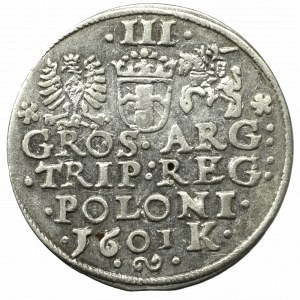 Sigismund III, 3 groschen 1601, Cracow