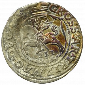 Sigismund II Augustus, 3 groschen 1564, Vilnius - L/L