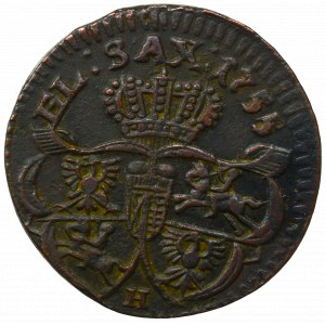 Germany, Saxony, Friedrich August II, Groschen 1755, Guben
