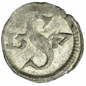 Schlesien, Breslau, Pfennig 1547