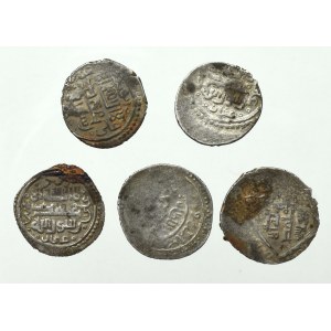 Turkey, 1/4 dirham set 5 pcs