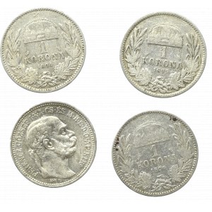 Węgry, zestaw 1 korona