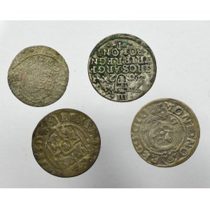 Set of small silver coins from the reign of Z III Vasa