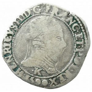 Heinrich III. von Valois, 1/2 Franc 1590, Bordeaux