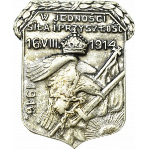 NKN(?), Odznaka w jedności siła i przyszłość 1916