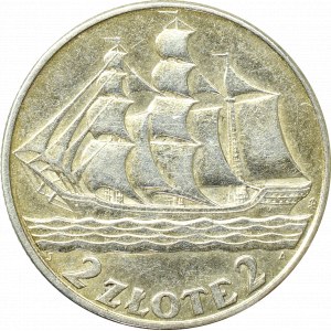 II Republic of Poland, 2 zloty 1936 Ship