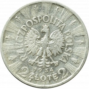 II Republic of Poland, 2 zloty 1934 Pilsudski