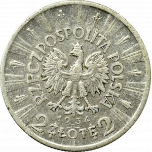 II Republic of Poland, 2 zloty 1934 Pilsudski