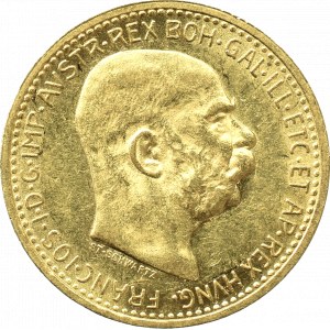 Austro-Hungary, 10 coron 1909