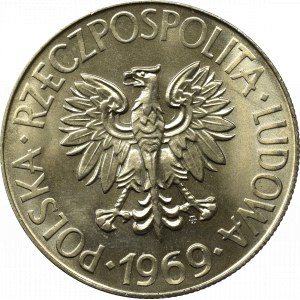 Peoples Republic of Poland, 10 zloty 1969 Kosciuszko