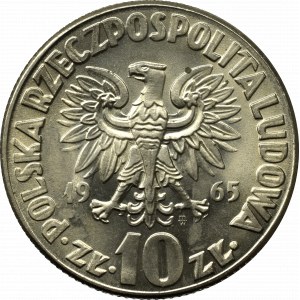 PRL, 10 złotych 1965 Kopernik