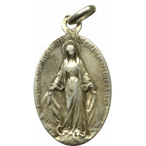 France(?), Religious medallion silver