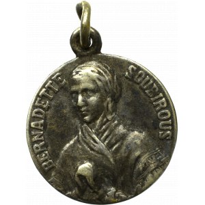 France, St. Bernadette Soubirous medallion