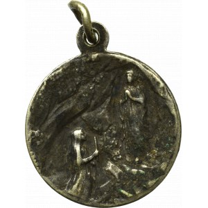 France, St. Bernadette Soubirous medallion