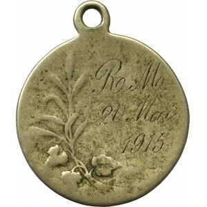 Francja, Medalik religijny 1915 srebro
