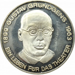 Germany, Grundgens Medal 1963 - silver