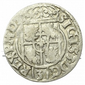 Sigismund III Vasa, Halbspur 1621, Bromberg - Fehler 1611 Seltenheit