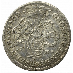 Germany, Saxony, Friedrich August I, 6 groschen 1702, Leipzig